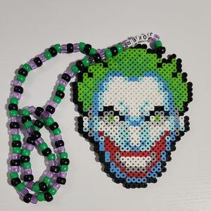 Collectible Joker Beaded Necklace